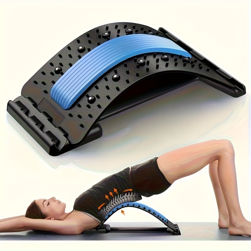 Home Gym Manual - 3-Level Back Stretcher Posture Corrector Lumbar