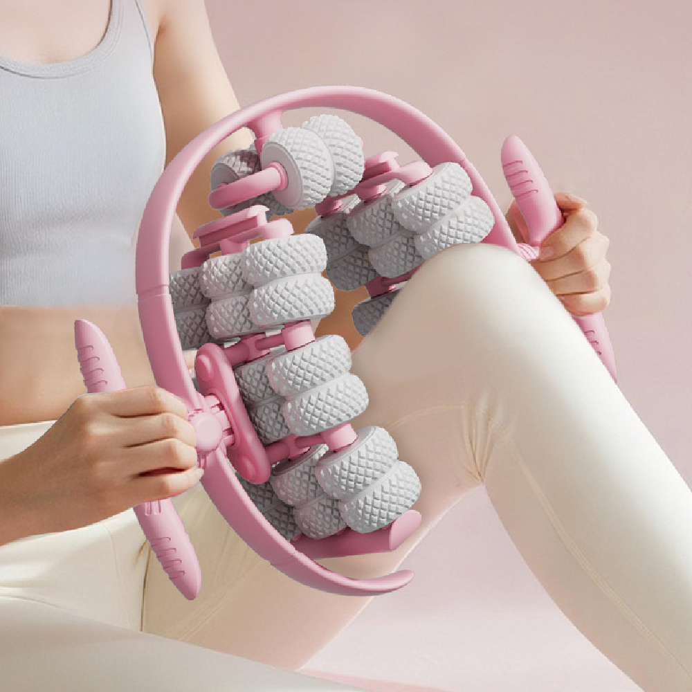 Home Gym Manual - Detachable Yoga Leg Roller, Ring-Shaped Massager