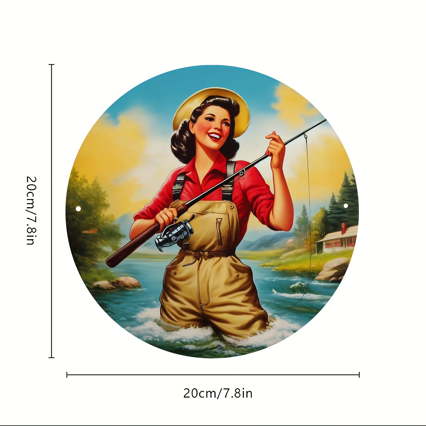 Fly Fishing Aluminum Sign - Pe - Home Gym Garage 评论和价格