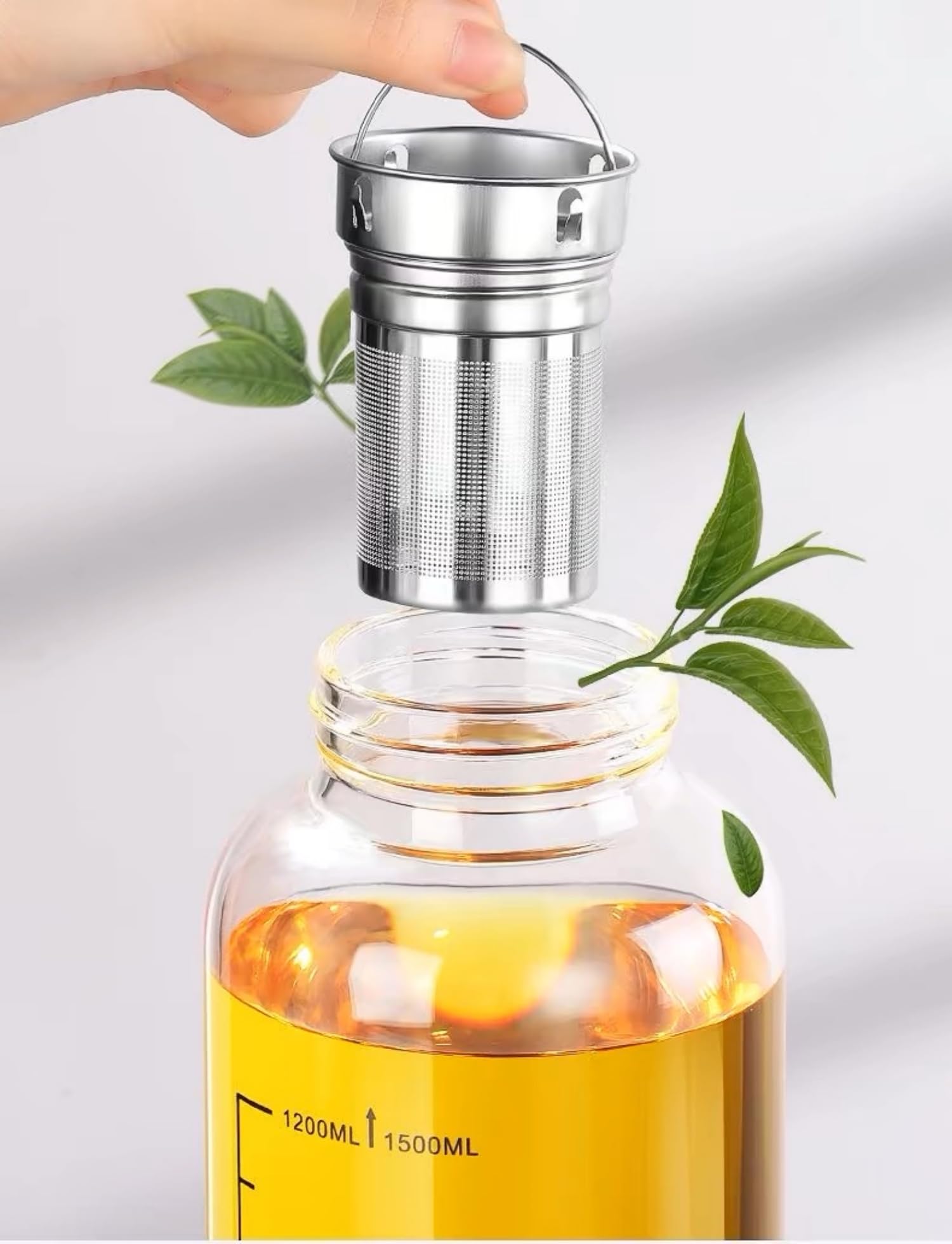 Glass Tea Tumbler with Infuser - Kettler Home Gym 评论和价格