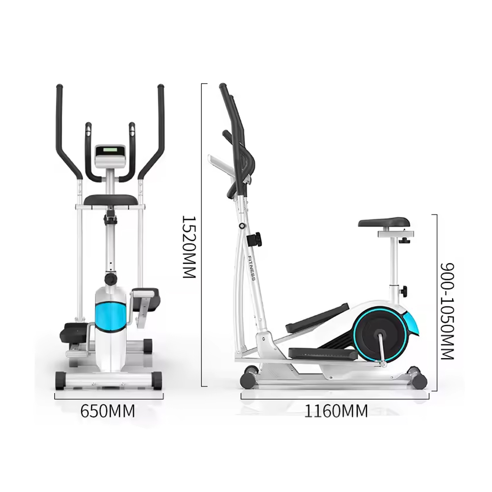 Manual Steel Elliptical Traine - Home Gym Manual 评论和价格