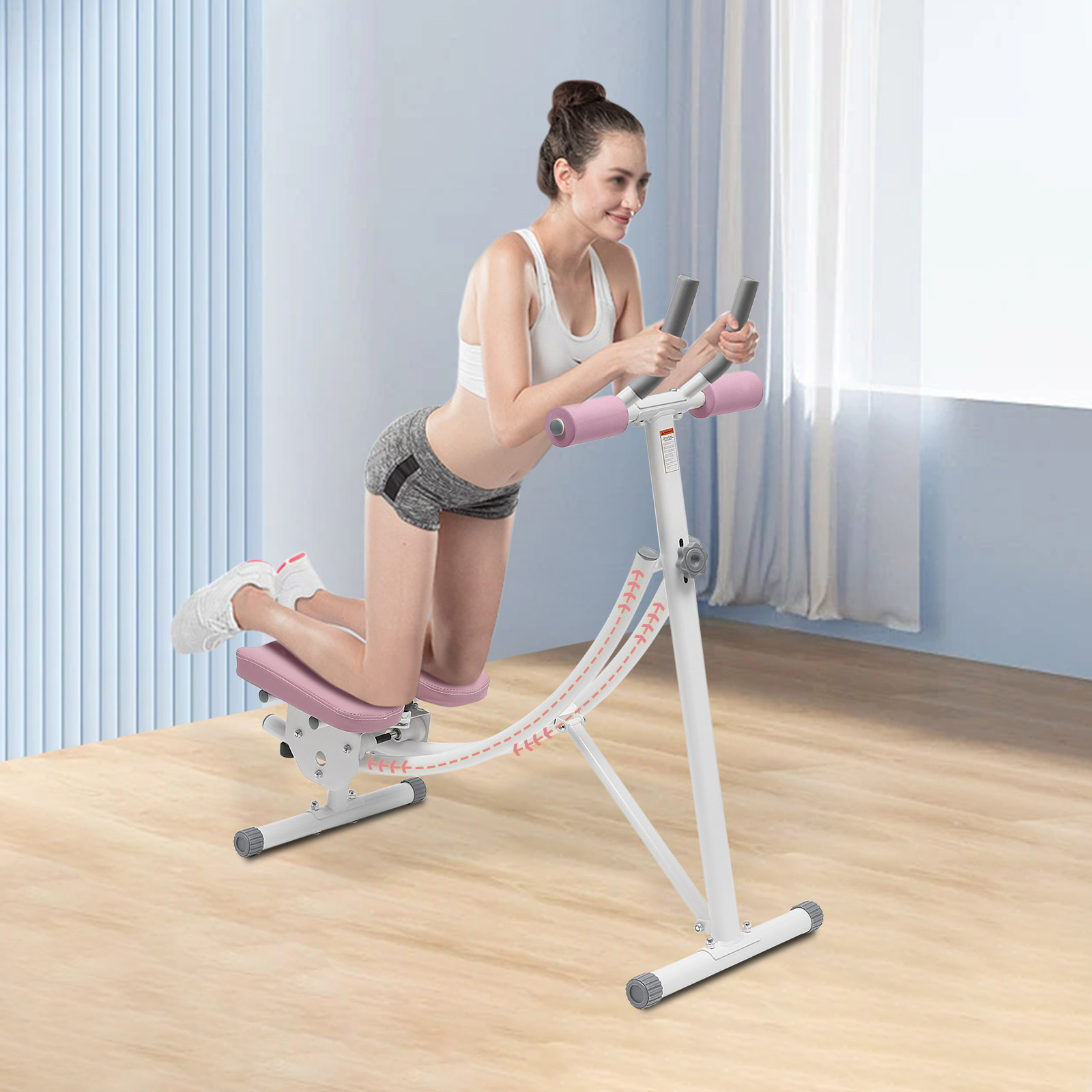 Ab Workout Machine Adjustable  - Home Gym Foldable 评论和价格
