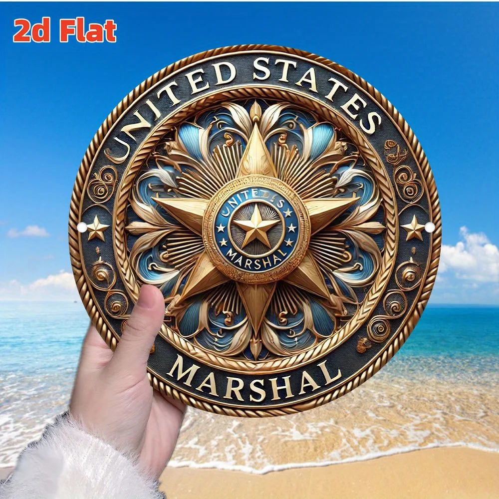 2D Flat Ornate Golden Star US  - Home Gym Garage 评论和价格