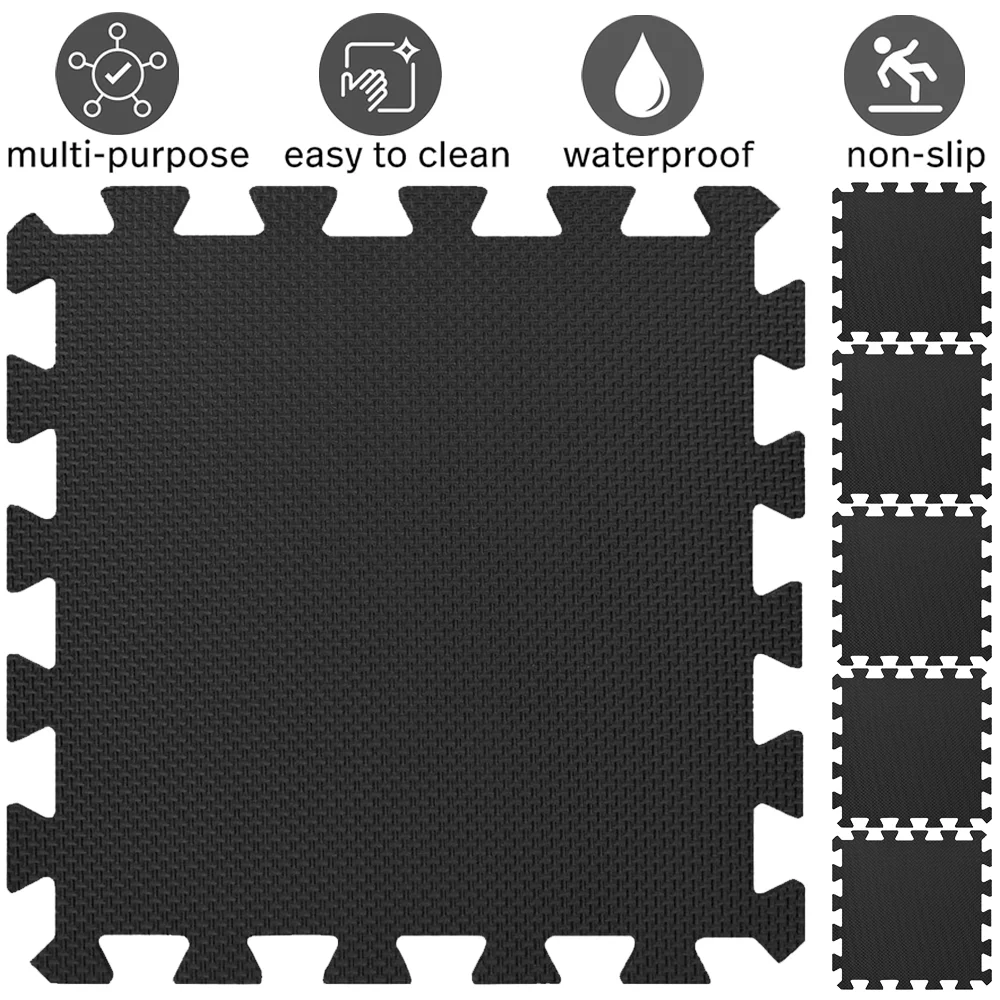 8/16 Pcs Gym Mat Cross-pattern - Home Gym Garage 评论和价格
