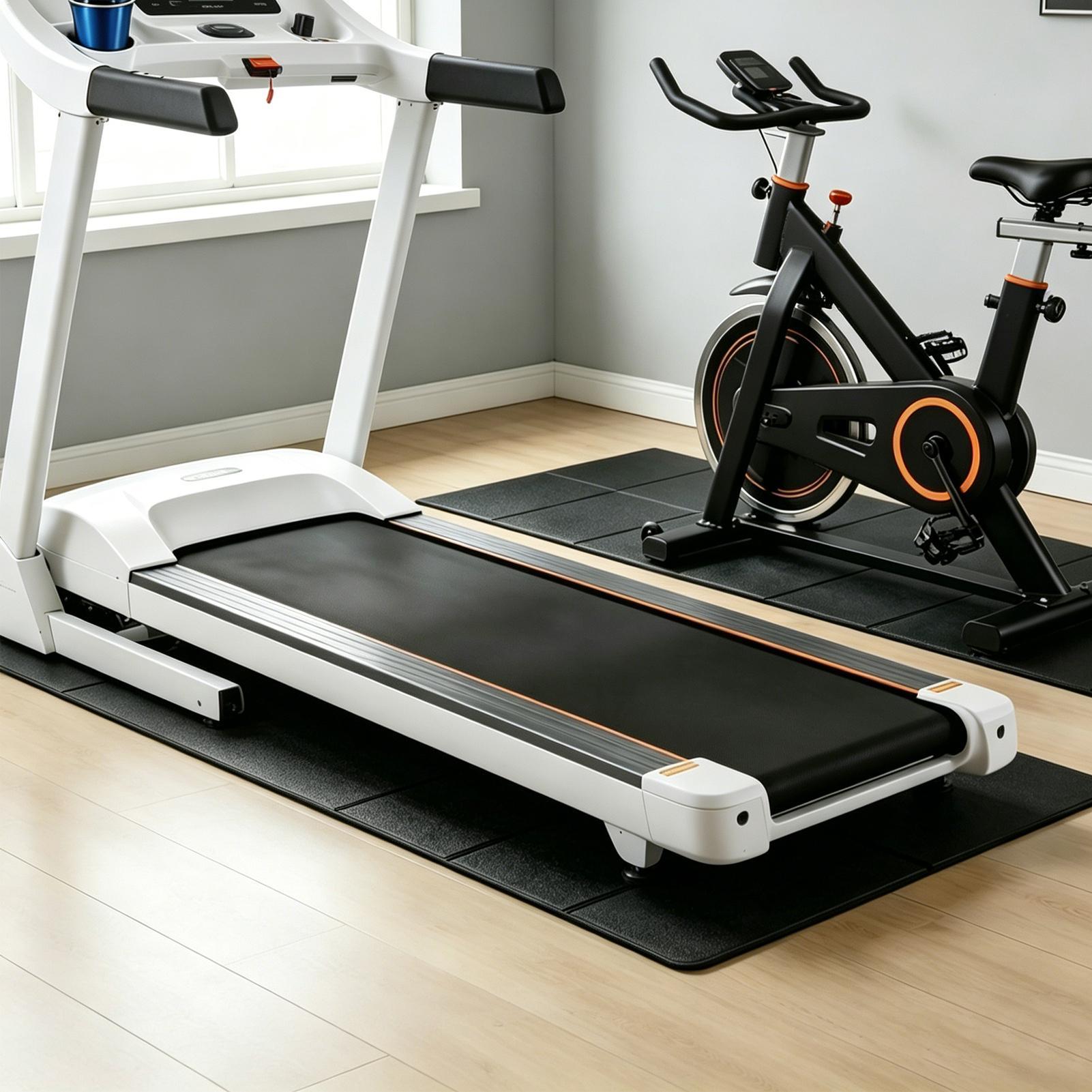 Under Treadmill Mat Heavy Duty - Home Gym Foldable 评论和价格