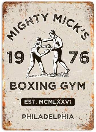 Vintage Tin Sign Mighty Micks  - Home Gym Garage 评论和价格